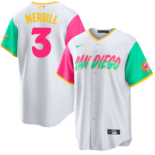 Jackson Merrill San Diego Padres Nike City Connect Limited Player Jersey - White