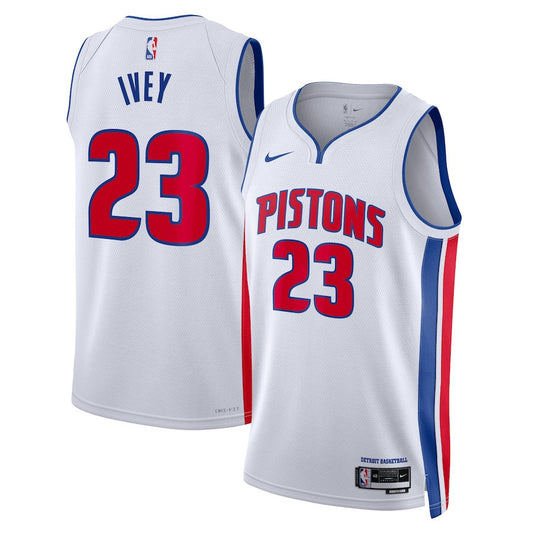Jaden Ivey Detroit Pistons Nike Swingman Association Jersey - White