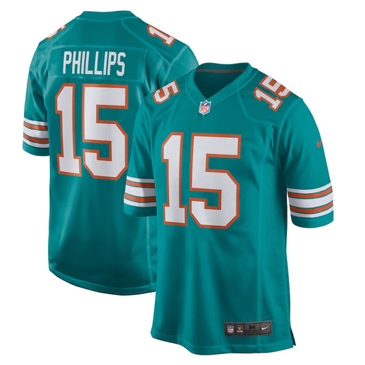 Jaelen Phillips Miami Dolphins Nike Alternate Game Player Jersey - Aqua