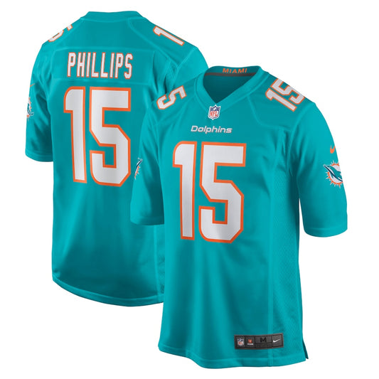 Jaelen Phillips Miami Dolphins Nike Game Player Jersey - Aqua