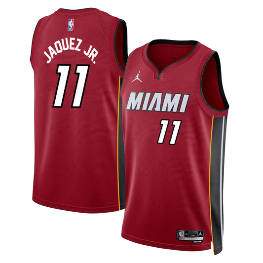 Jaime Jaquez Jr. Miami Heat Nike Swingman Statement Jersey - Red