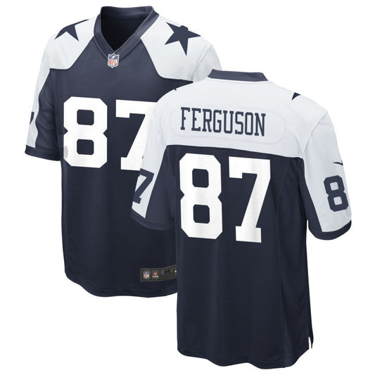 Jake Ferguson Dallas Cowboys Nike Alternate Game Player Jersey - Navy