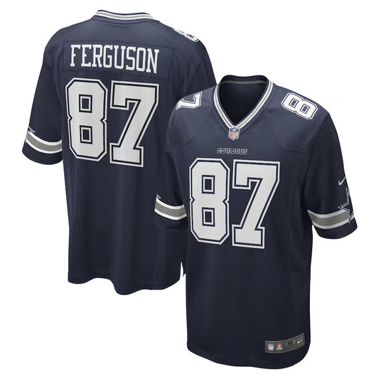 Jake Ferguson Dallas Cowboys Nike Game Player Jersey - Navy