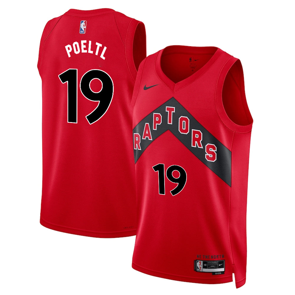 Jakob Poeltl Toronto Raptors Nike Swingman Icon Jersey - Red