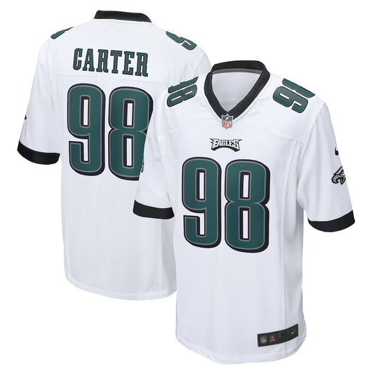 Jalen Carter Philadelphia Eagles Nike Game Player Jersey - White