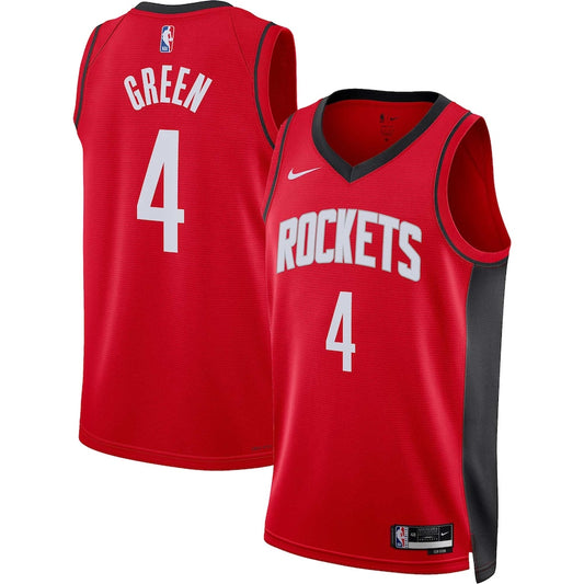 Jalen Green Houston Rockets Nike Swingman Icon Jersey - Red