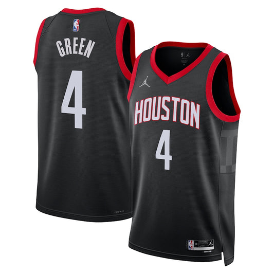 Jalen Green Houston Rockets Nike Swingman Statement Jersey - Black