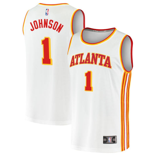 Jalen Johnson Atlanta Hawks Nike Swingman Association Jersey - White