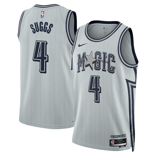 Jalen Suggs Orlando Magic 2024/2025 Nike Swingman City Jersey - Silver
