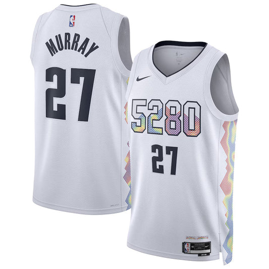 Jamal Murray Denver Nuggets 2024/2025 Nike Swingman City Jersey - White