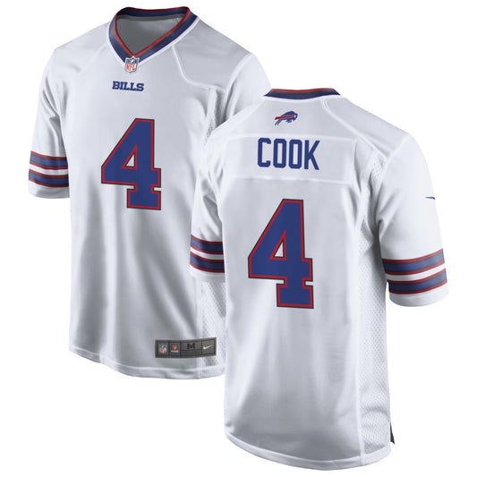 James Cook Buffalo Bills Nike Game Player Jersey - White