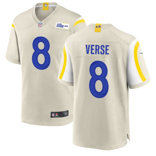 Jared Verse Los Angeles Rams Nike Game Player Jersey - Bone