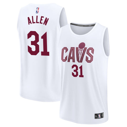 Jarrett Allen Cleveland Cavaliers Nike Swingman Association Jersey - White