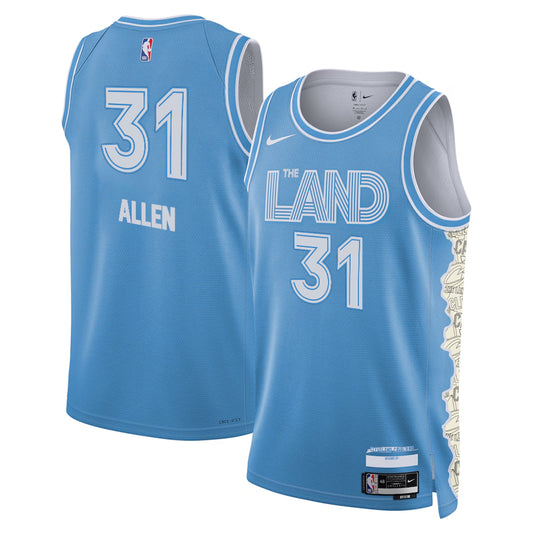 Jarrett Allen Cleveland Cavaliers 2024/2025 Nike Swingman City Jersey - Blue