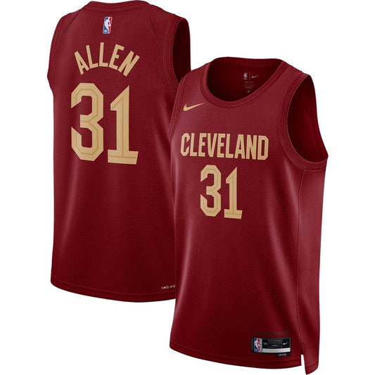 Jarrett Allen Cleveland Cavaliers Nike Swingman Icon Jersey - Wine