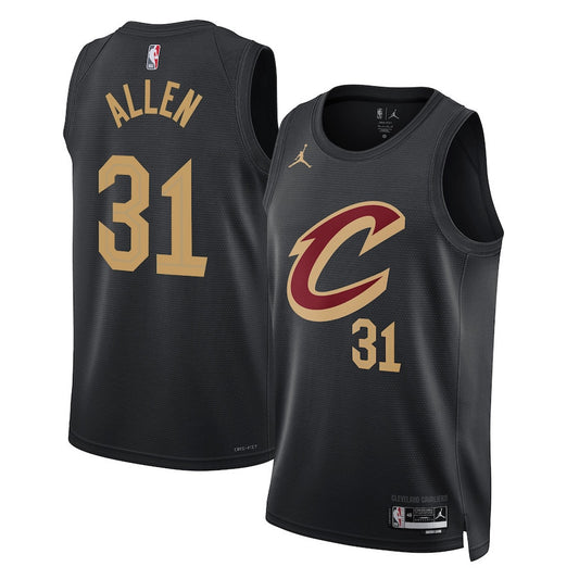 Jarrett Allen Cleveland Cavaliers Nike Swingman Statement Jersey - Black