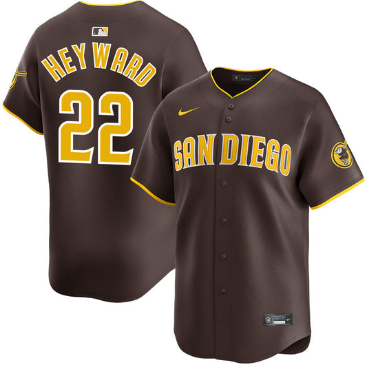 Jason Heyward San Diego Padres Nike Alternate Limited Player Jersey - Brown