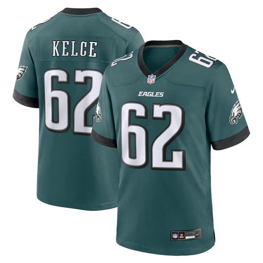 Jason Kelce Philadelphia Eagles Throwback Player Jersey - Midnight Green