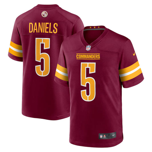 Jayden Daniels Washington Commanders Nike Game Player Jersey - Burgundy