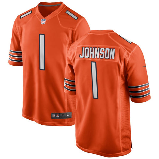 Jaylon Johnson Chicago Bears Nike Alternate Game Player Jersey - Orange