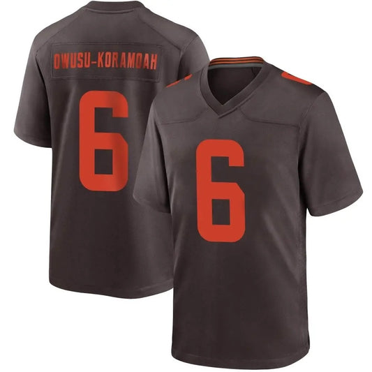 Jeremiah Owusu-Koramoah Cleveland Browns Nike Alternate Game Player Jersey - Brown