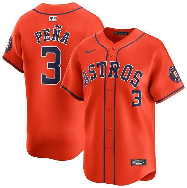 Jeremy Peña Houston Astros Nike Alternate Limited Player Jersey - Orange