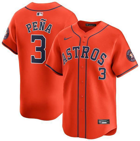 Jeremy Peña Houston Astros Nike Alternate Limited Player Jersey - Orange