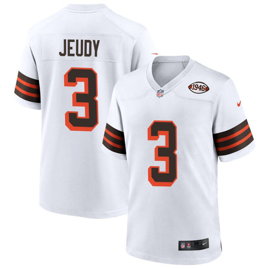 Jerry Jeudy Cleveland Browns Nike 1946 Collection Game Player Jersey - White