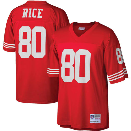 Jerry Rice San Francisco 49ers Throwback Player Jersey - Scarlet