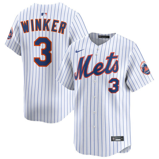 Jesse Winker New York Mets Nike Home Replica Player Jersey - White