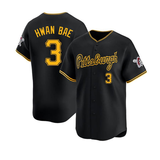 Ji Hwan Bae Pittsburgh Pirates Nike Alternate Limited Player Jersey - Black