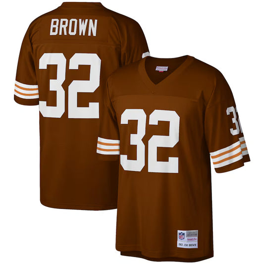 Jim Brown Cleveland Browns Throwback Player Jersey - Brown