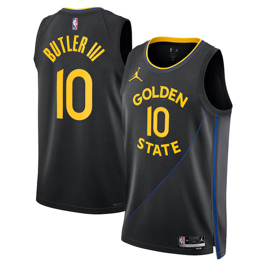 Jimmy Butler III Golden State Warriors Nike Swingman Statement Jersey - Black