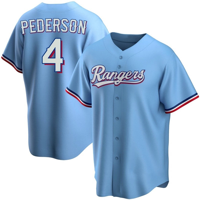 Joc Pederson Texas Rangers Nike Alternate Limited Player Jersey - Light Blue