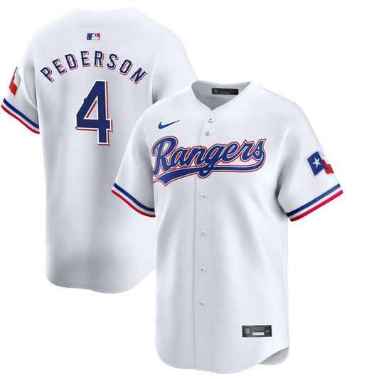 Joc Pederson Texas Rangers Nike Home Replica Player Jersey - White