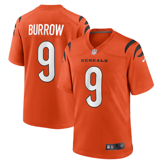 Joe Burrow Cincinnati Bengals Nike Alternate Game Player Jersey - Orange