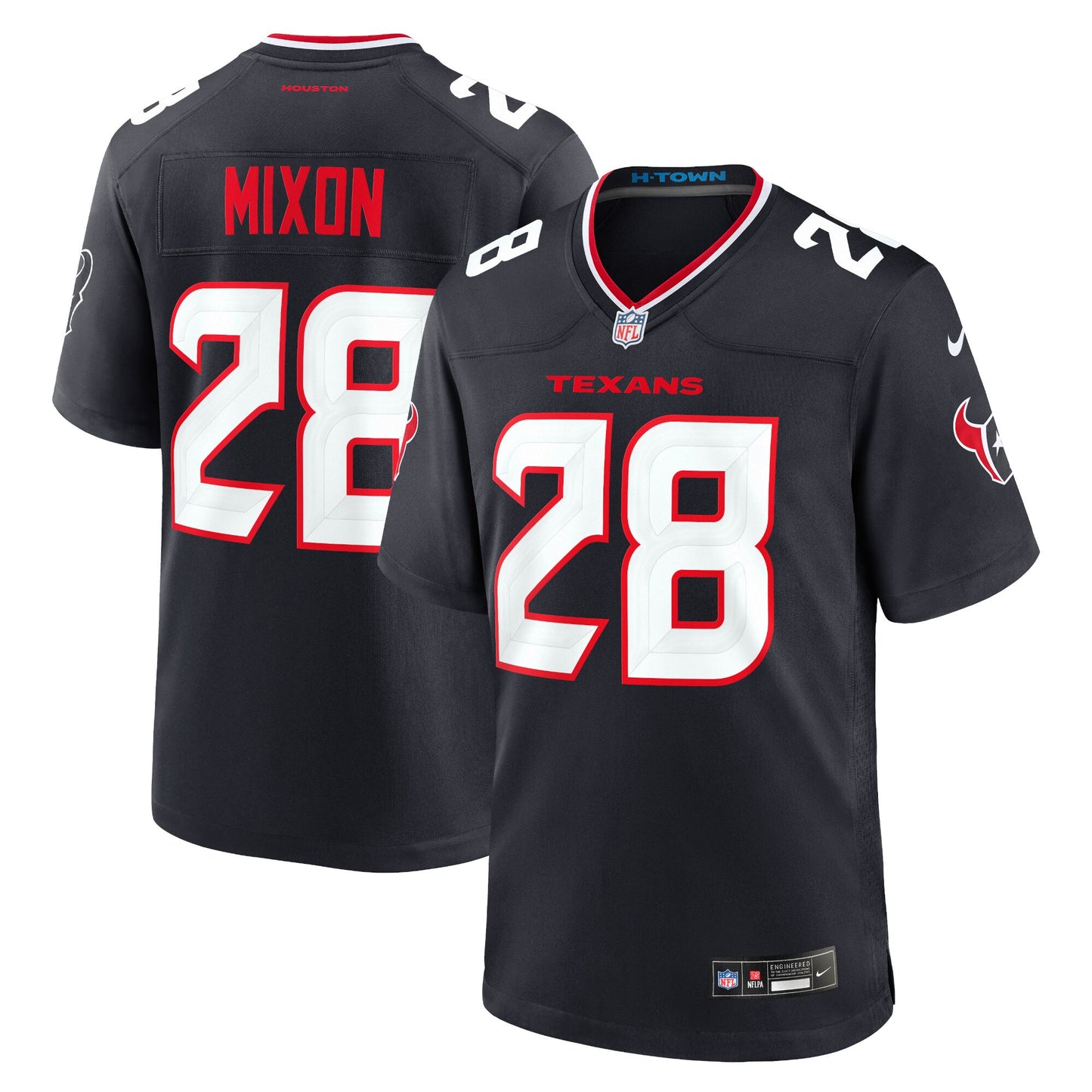 Joe Mixon Houston Texans Nike Game Player Jersey - Navy