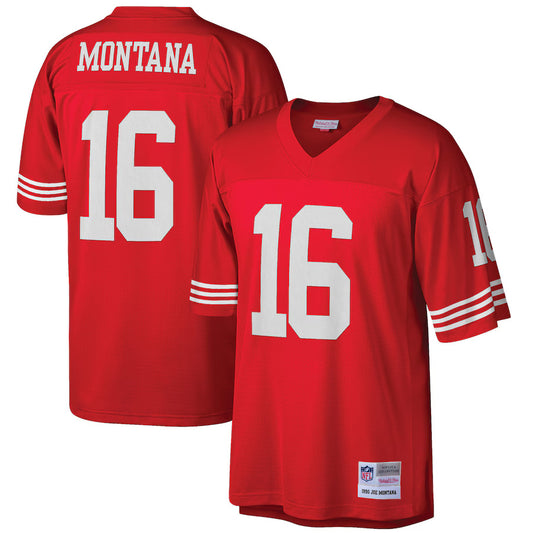 Joe Montana San Francisco 49ers Throwback Player Jersey - Scarlet