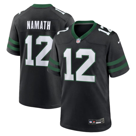 Joe Namath New York Jets Throwback Player Jersey - Legacy Black