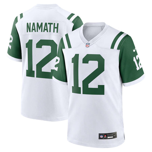 Joe Namath New York Jets Throwback Player Jersey - White