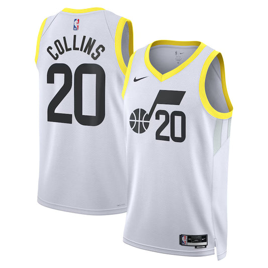 John Collins Utah Jazz Nike Swingman Association Jersey - White