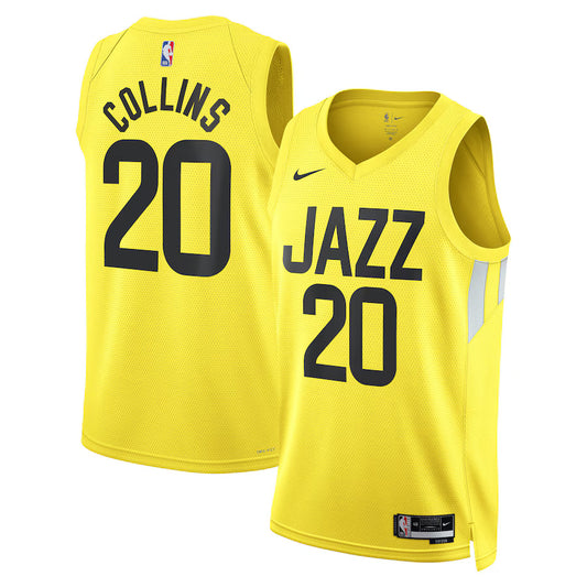 John Collins Utah Jazz Nike Swingman Icon Jersey - Yellow