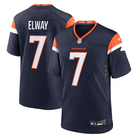 John Elway Denver Broncos Throwback Player Jersey - Navy
