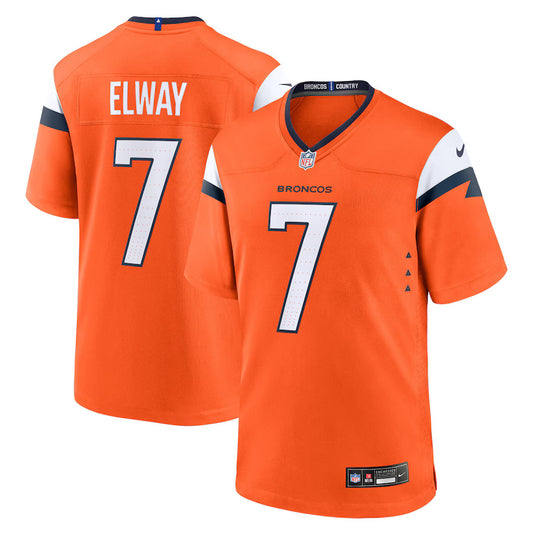 John Elway Denver Broncos Throwback Player Jersey - Orange