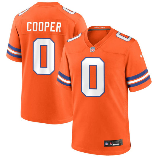 Jonathan Cooper Denver Broncos Nike 1977 Throwback Game Player Jersey - Orange