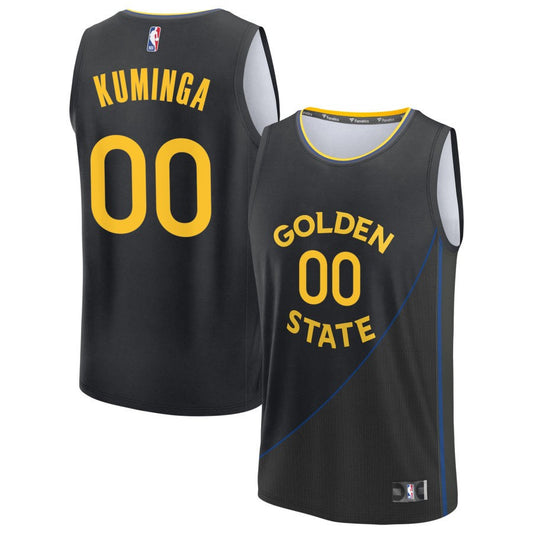 Jonathan Kuminga Golden State Warriors Nike Swingman Statement Jersey - Black