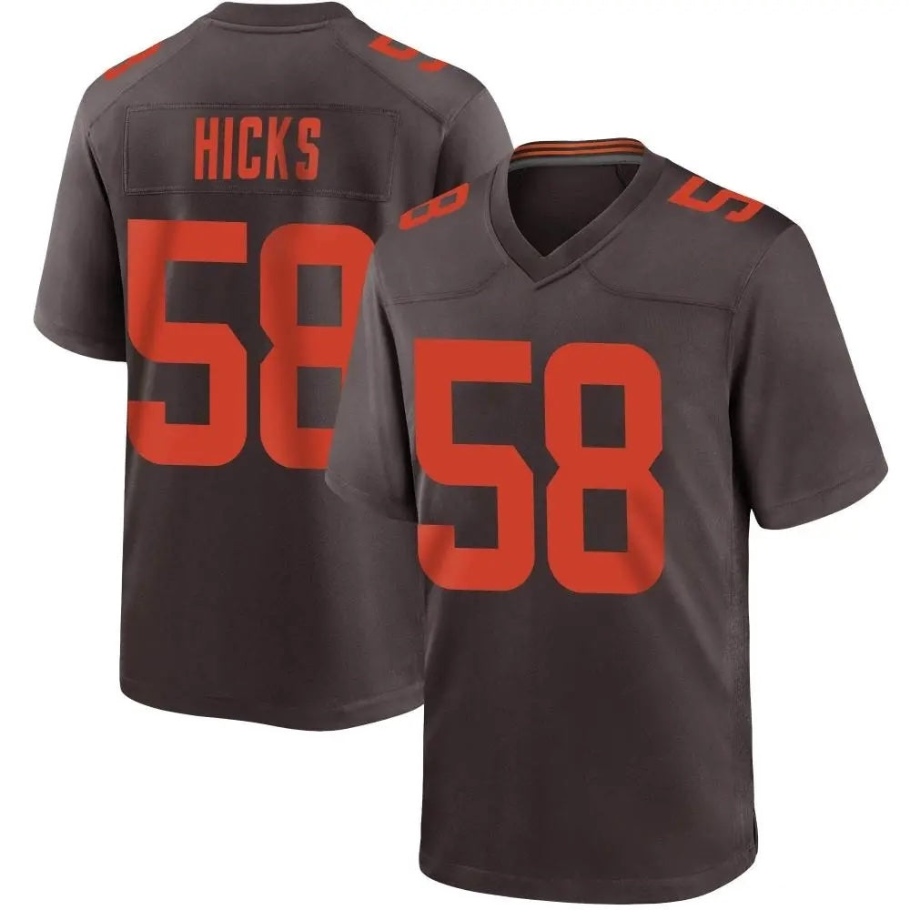 Jordan Hicks Cleveland Browns Nike Alternate Game Player Jersey - Brown