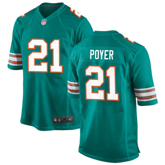 Jordan Poyer Miami Dolphins Nike Alternate Game Player Jersey - Aqua