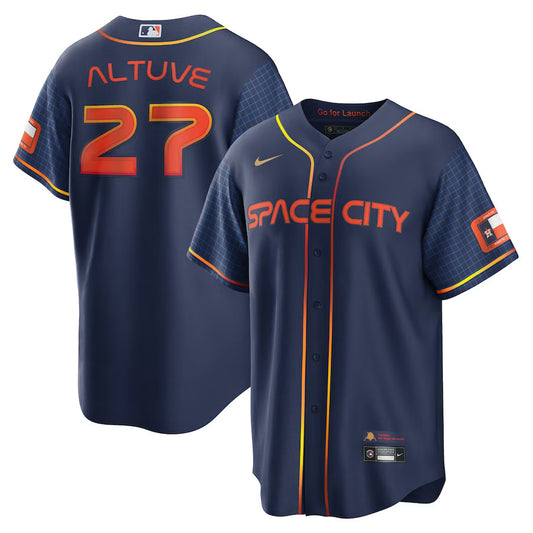 Jose Altuve Houston Astros Nike City Connect Limited Player Jersey - Navy