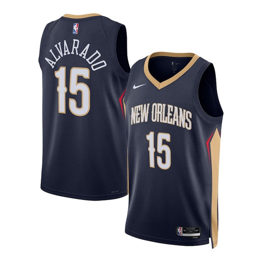 Jose Alvarado New Orleans Pelicans Nike Swingman Icon Jersey - Navy